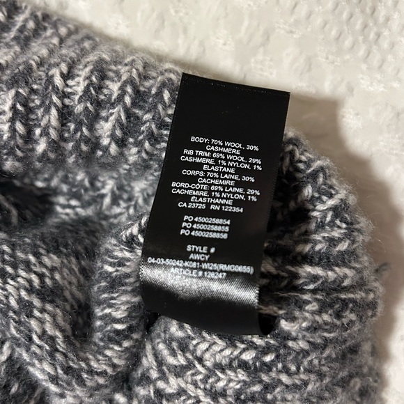 Aritzia Wilfred Trophy Wool Cashmere Turtleneck Sweater Size XL NWOT - Picture 9 of 16